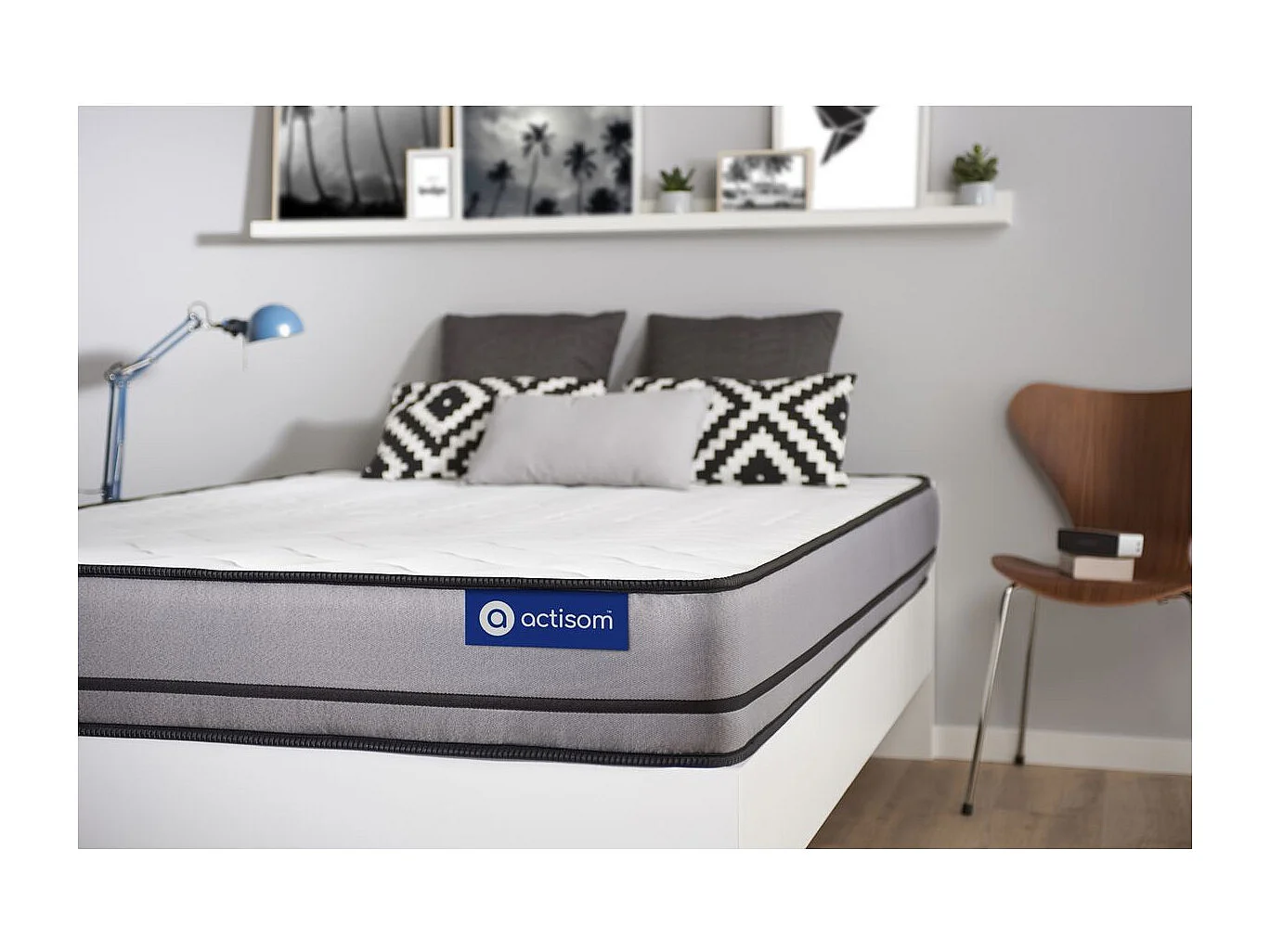 Matelas ACTIMEMO 120x200cm 2 faces à MÉMOIRE DE FORME 3zones de confort
