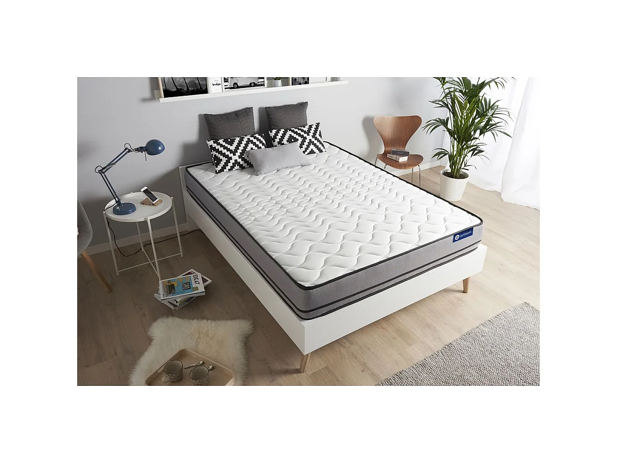 Matelas ACTIMEMO 120x200cm 2 faces à MÉMOIRE DE FORME 3zones de confort