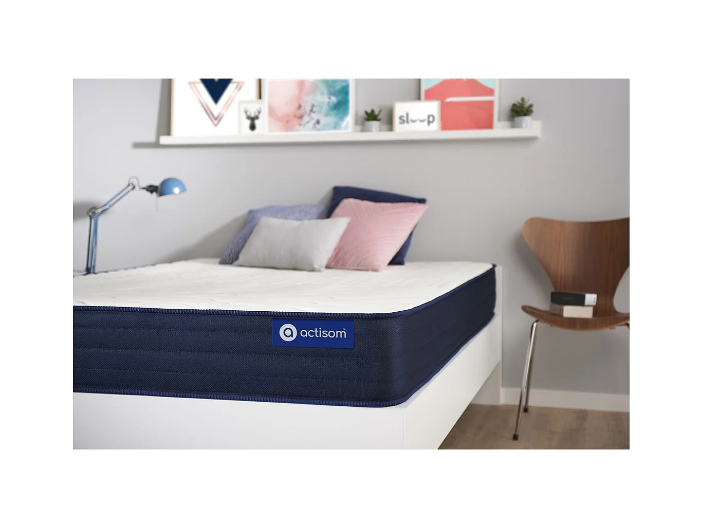 ACTISOM Matelas 120x200 Mémoire de forme 5zones de confort
