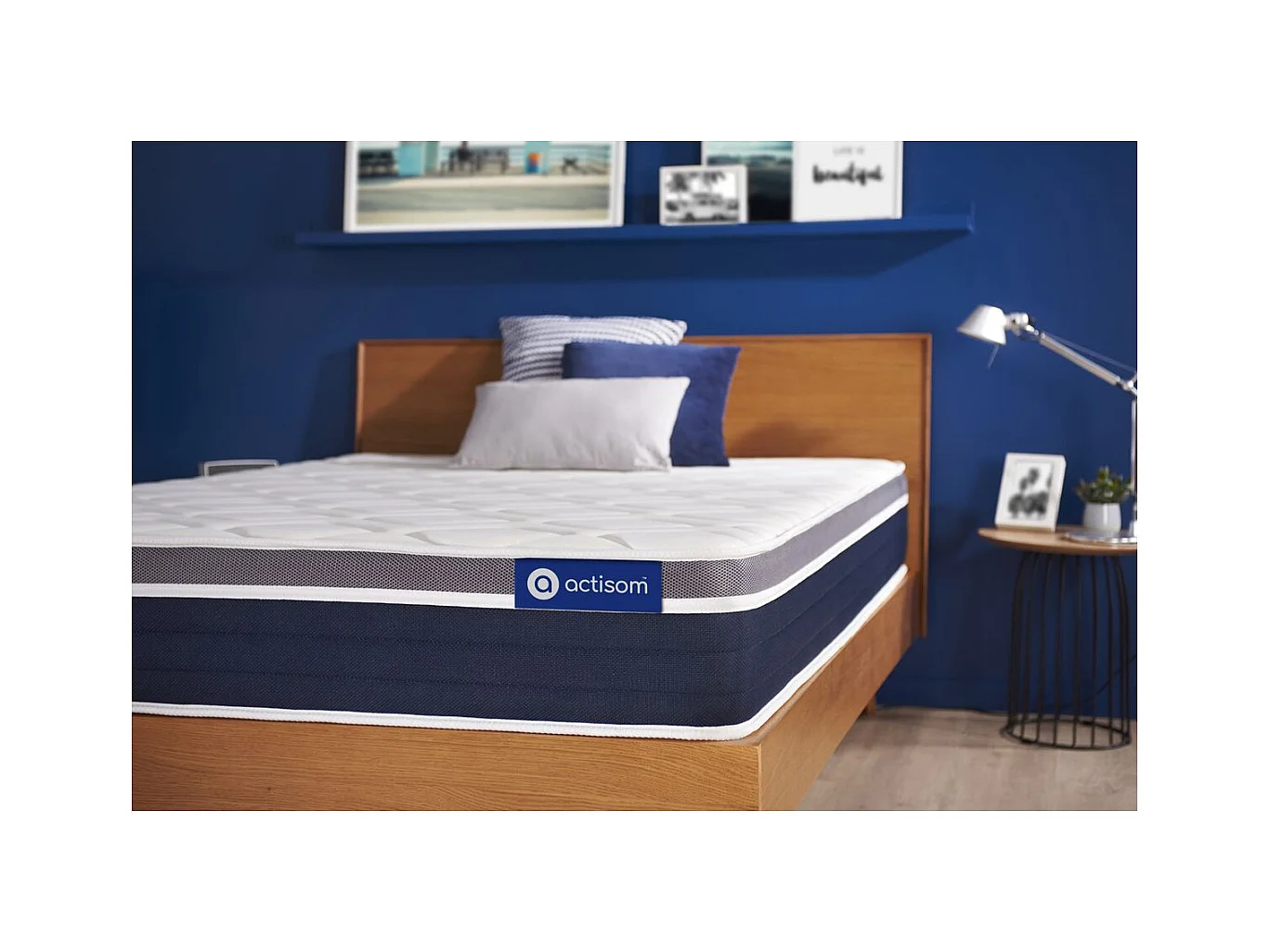 ACTIFLEX CONFORT Matelas Ressorts ensachés+mémoire de forme 120x200 cm Maxi épaisseur 7zones de confort