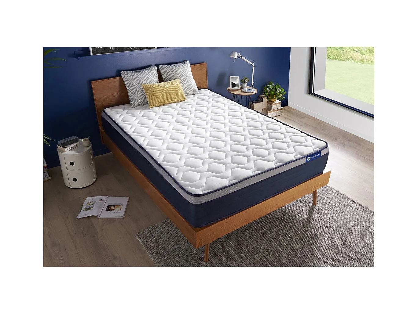 Actiflex max matratze 80x200cm, Taschenfederkern und Memory-Schaum, Härtegrad 4, Höhe :26 cm, 7 Komfortzonen