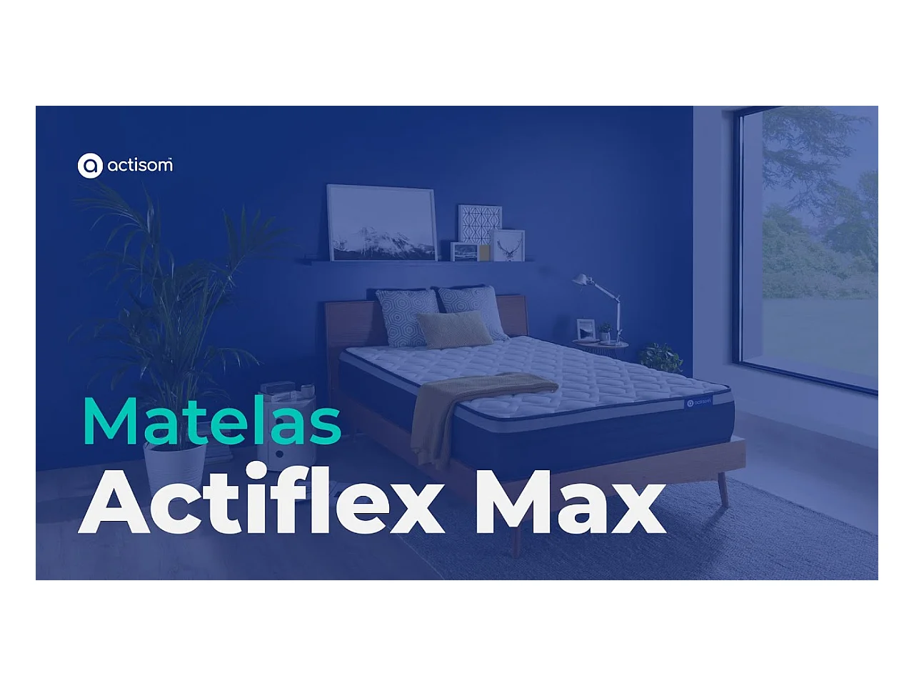 Colchón Actiflex max 80x200cm, Grosor: 26cm, Muelles ensacados y espuma viscoelástica, Firme, 3 zonas de confort
