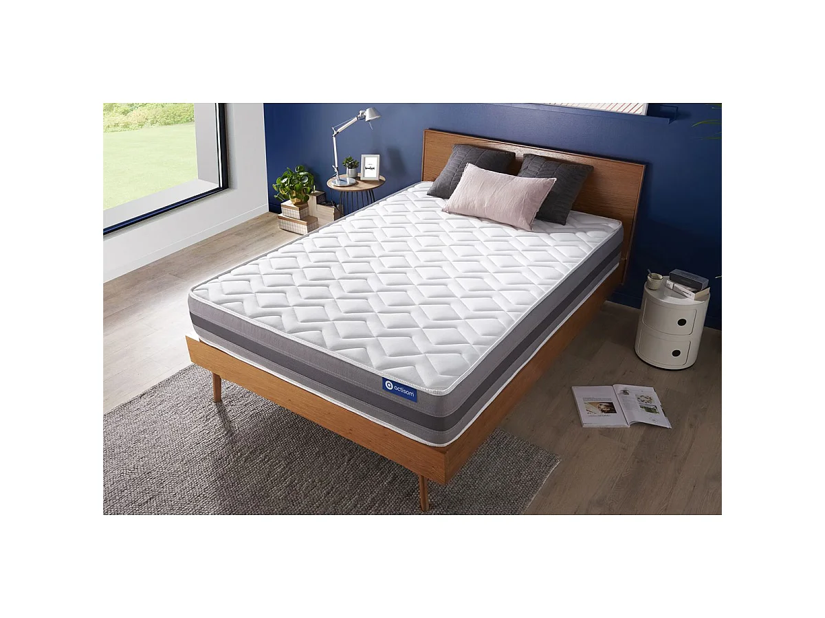 Actiflex relax matratze 80x200cm, Taschenfederkern und Memory-Schaum, Härtegrad 3, Höhe :24 cm, 5 Komfortzonen
