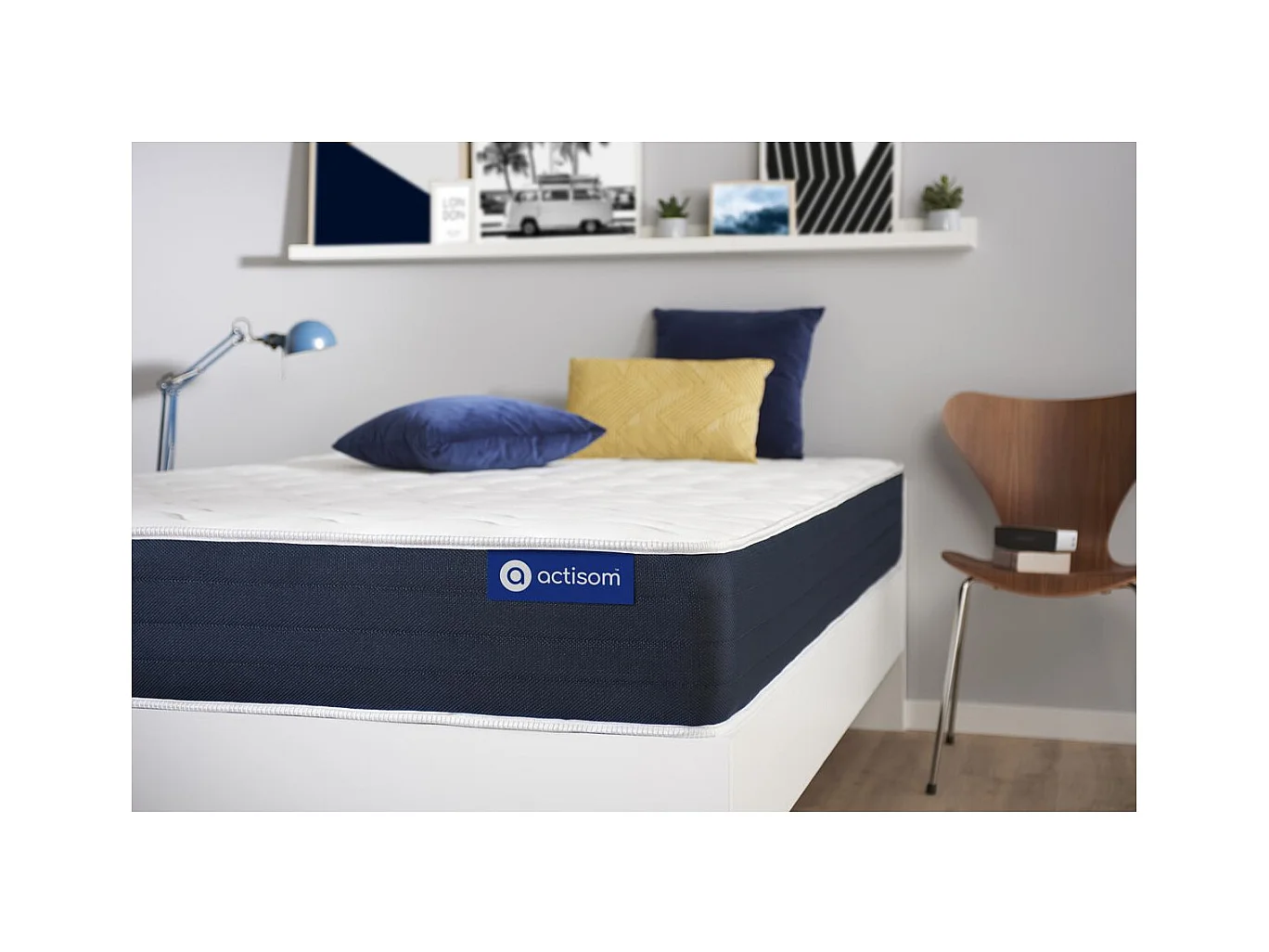 Actimemo sleep matras 120x200cm , Matrasdikte : 22 cm , Traagschuim , Gebalanceerd, 5 comfortzones