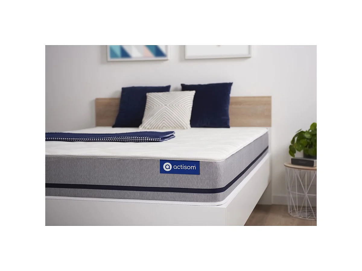 Actilatex soft matras 80x200cm , Matrasdikte : 20 cm , Latex en traagschuim , Vrij stevig, 3 comfortzones