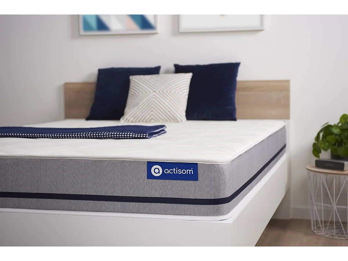 Actilatex soft matras 120x200cm , Matrasdikte : 20 cm , Latex en traagschuim , Vrij stevig, 3 comfortzones