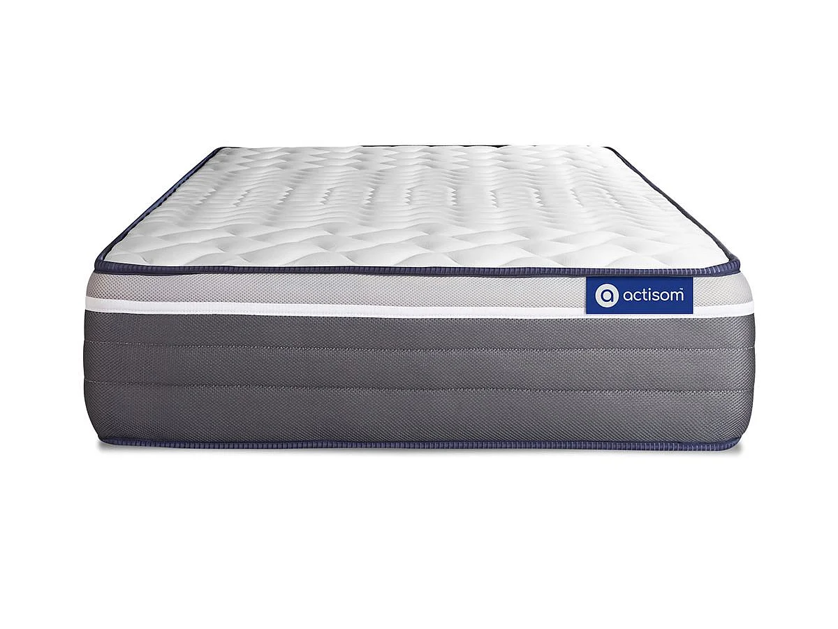 Colchón Actilatex plus 120x200cm, Grosor: 26cm, Látex y espuma viscoelástica, Muy firme, 7 zonas de confort