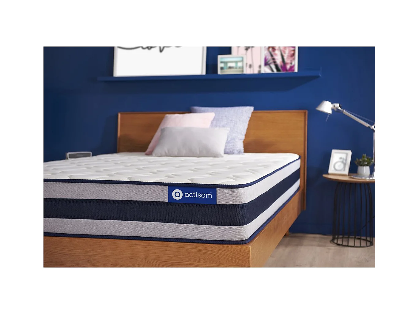 ACTISOM matelas Ressorts ensachés et Mémoire de forme ACTIFLEX ERGO 80x190 cm Maxi épaisseur 5zones de confort