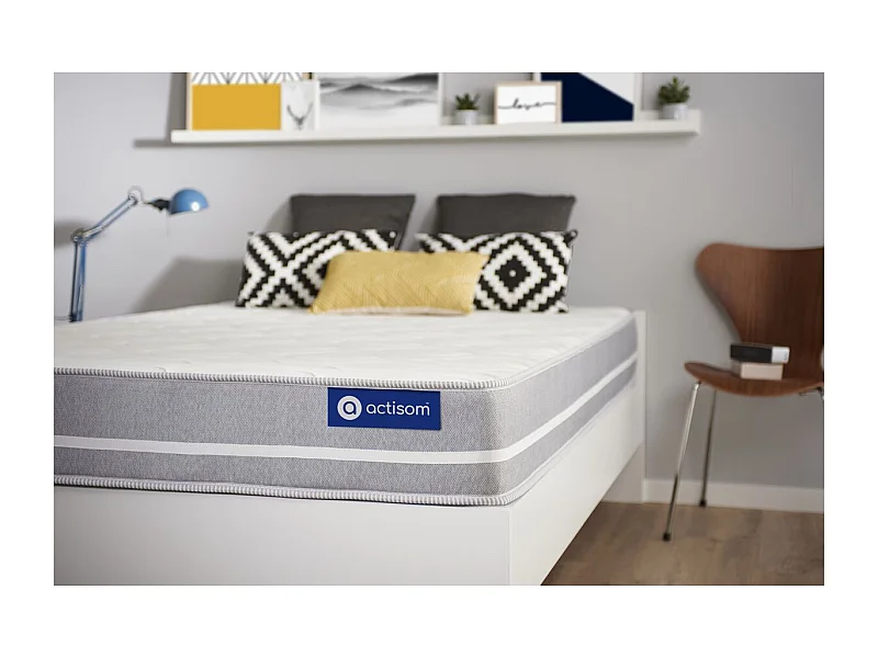 Actimemo touch matras 80x190cm , Matrasdikte : 20 cm , Traagschuim , Gebalanceerd, 3 comfortzones