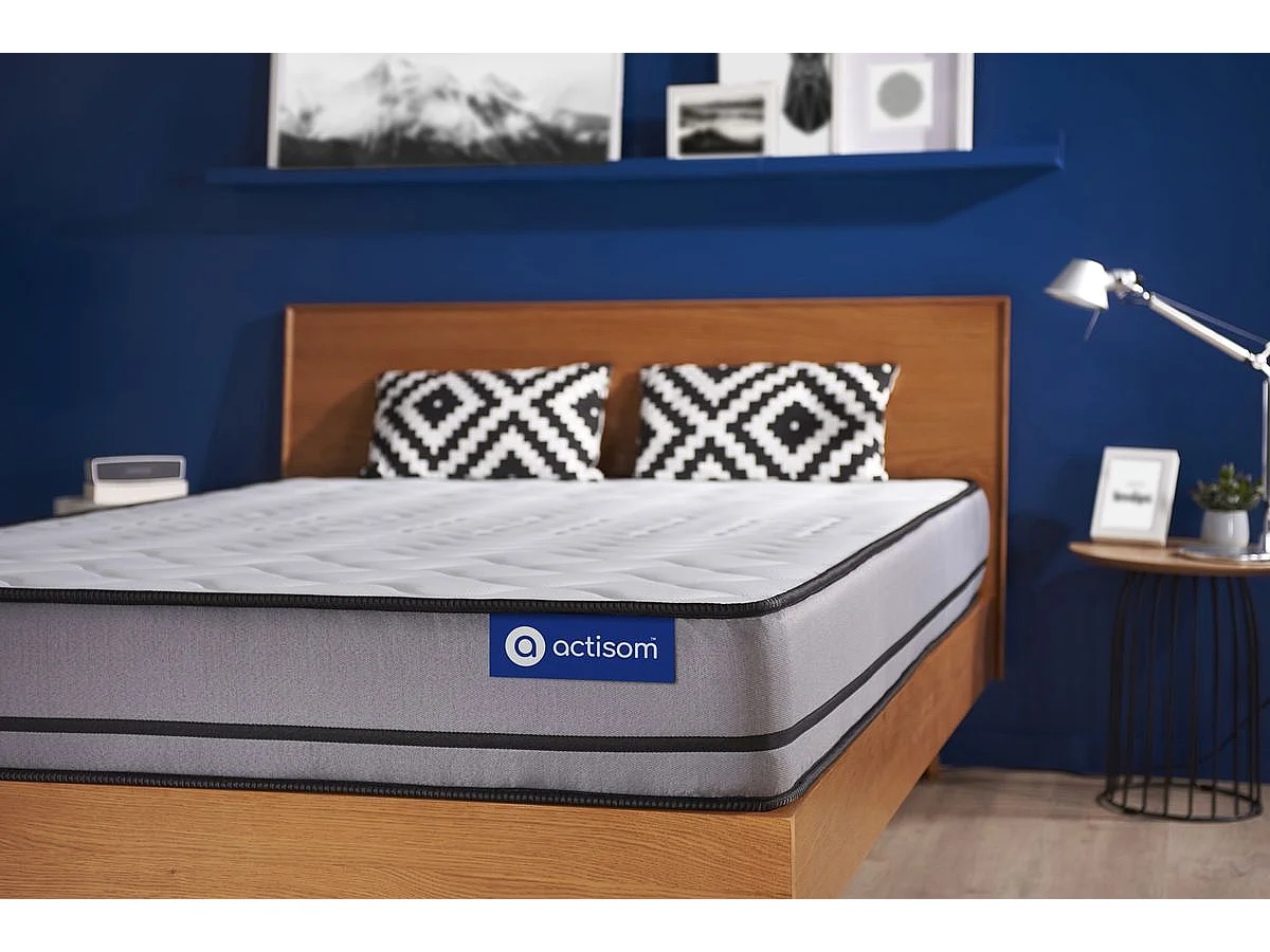 Matelas ACTIFLEX 80x190cm RESSORTS ENSACHES 3zones de confort