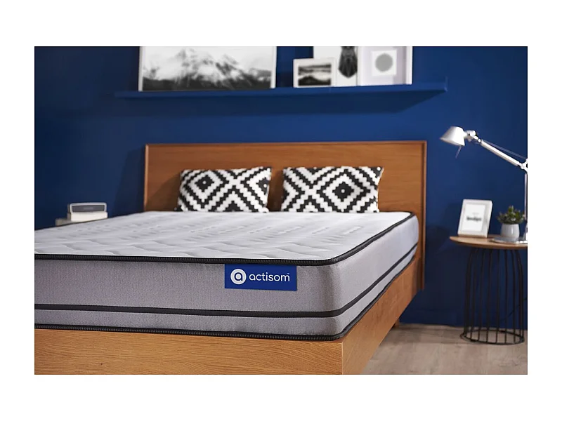 Matelas ACTIFLEX 80x190cm RESSORTS ENSACHES 3zones de confort