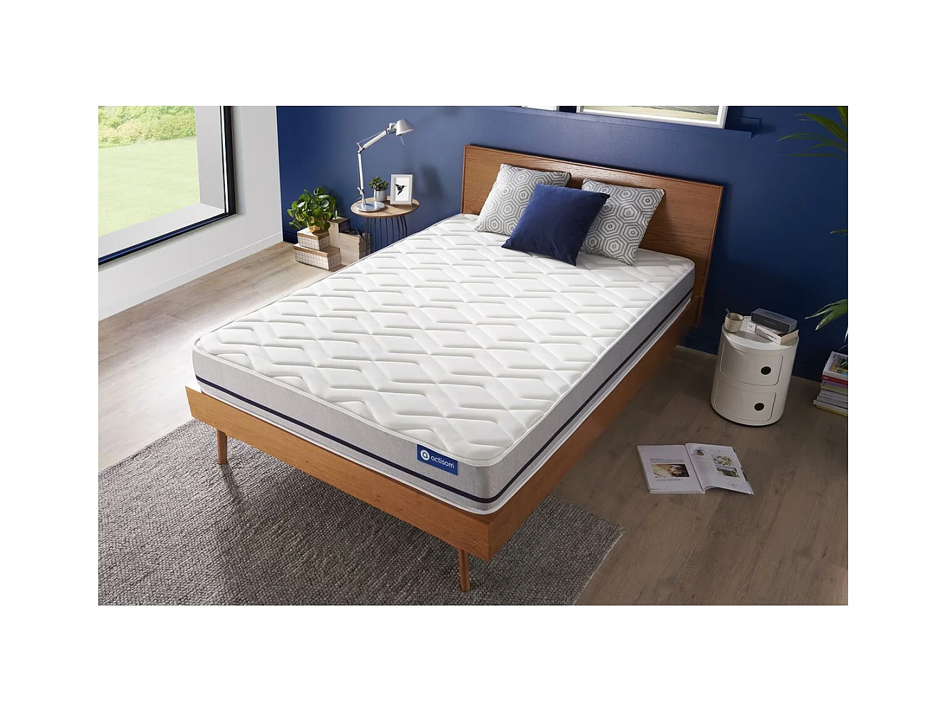 Colchón Actiflex soft 80x200cm, Grosor: 20cm, Muelles ensacados, Moderadamente firme, 3 zonas de confort