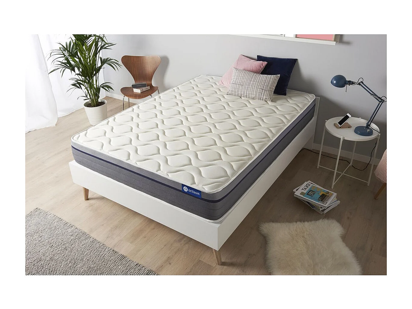 Matelas Mémoire de forme ACTIMEMO ZEN 120x190 Maxi épaisseur 7zones de confort