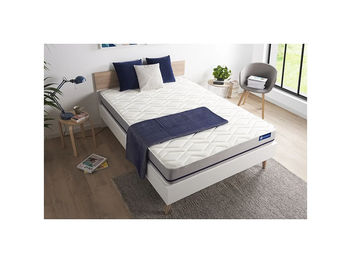 Actilatex soft matras 120x190cm , Matrasdikte : 20 cm , Latex en traagschuim , Vrij stevig, 3 comfortzones