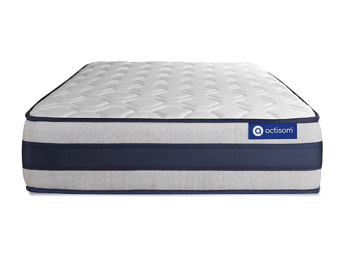 ACTISOM matelas Ressorts ensachés et Mémoire de forme ACTIFLEX ERGO 120x190 cm Maxi épaisseur 5zones de confort