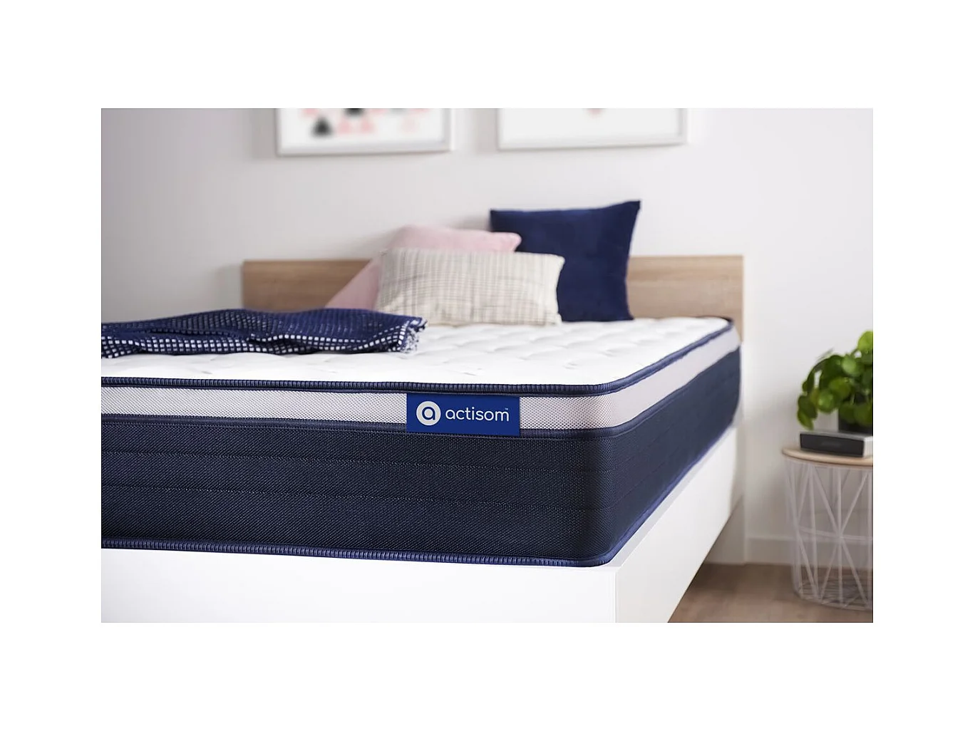 Colchón Actilatex max 120x200cm, Grosor: 26cm, Látex y espuma viscoelástica, Firme, 7 zonas de confort