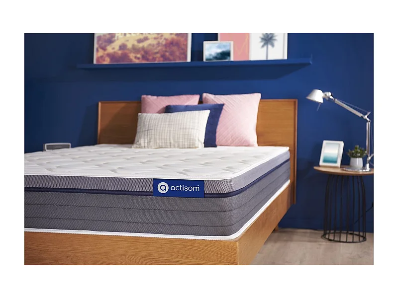 Actiflex zen matratze 120x200cm, Taschenfederkern und Memory-Schaum, Härtegrad 2, Höhe :26 cm, 7 Komfortzonen