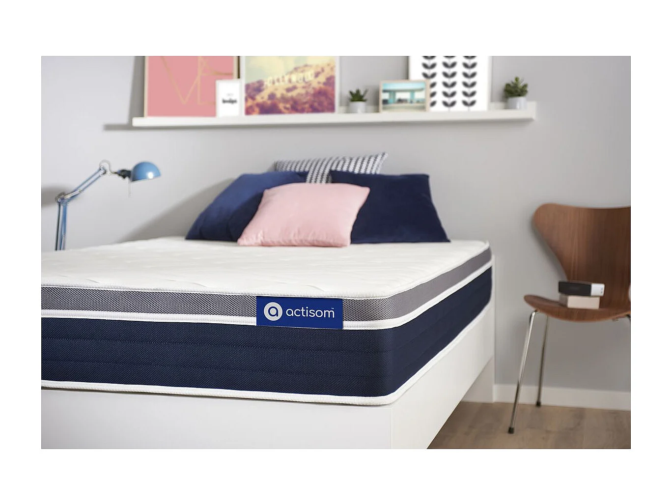 Actimemo confort matras 80x190cm , Matrasdikte : 26 cm , Traagschuim , Vrij stevig, 7 comfortzones