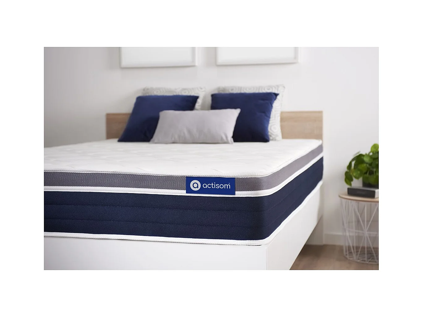 ACTILATEX CONFORT Matelas Latex+mémoire de forme 120x200 cm Maxi épaisseur 7zones de confort