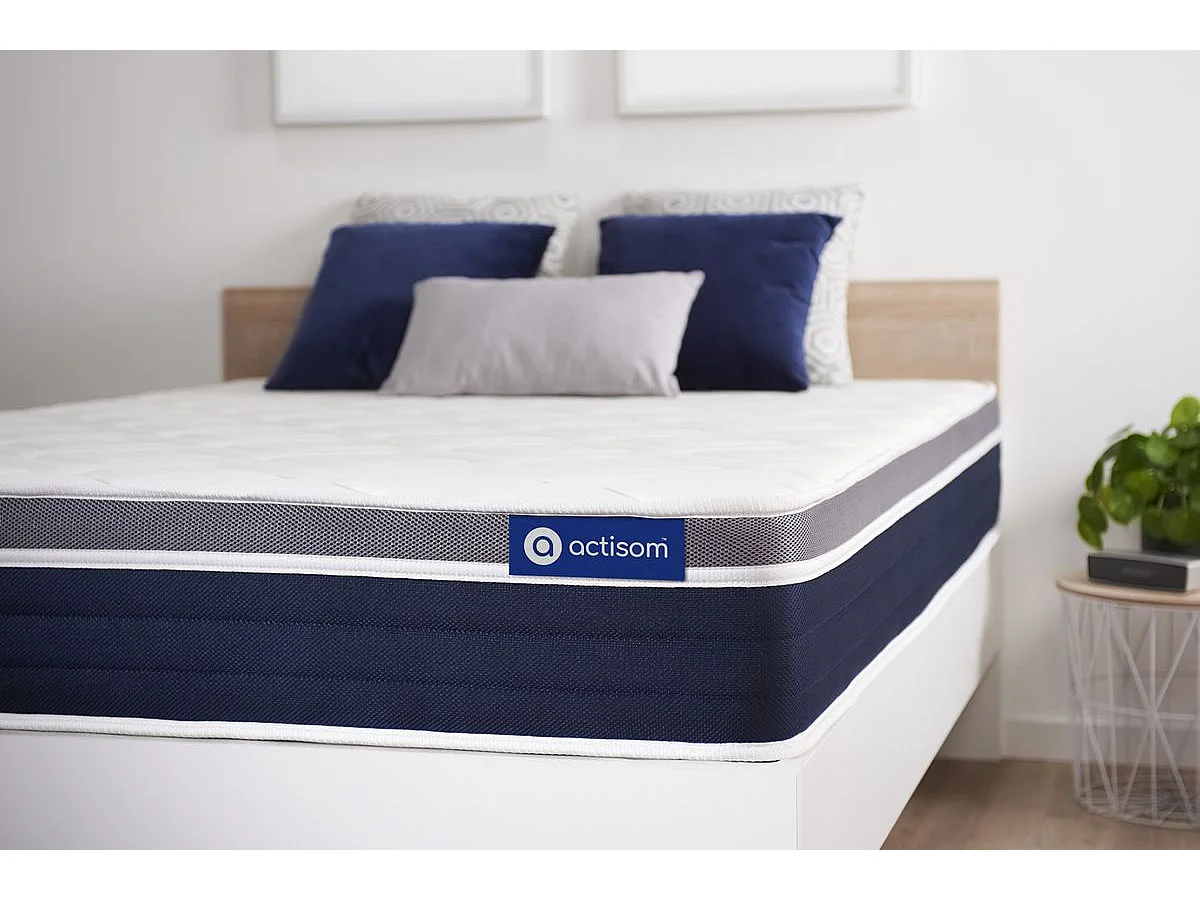 Materac Actilatex confort 120x200cm, Grubosc : 26 cm, Lateks i pianka z pamiecia ksztaltu, Umiarkowanie twardy, 7 stref komfortu