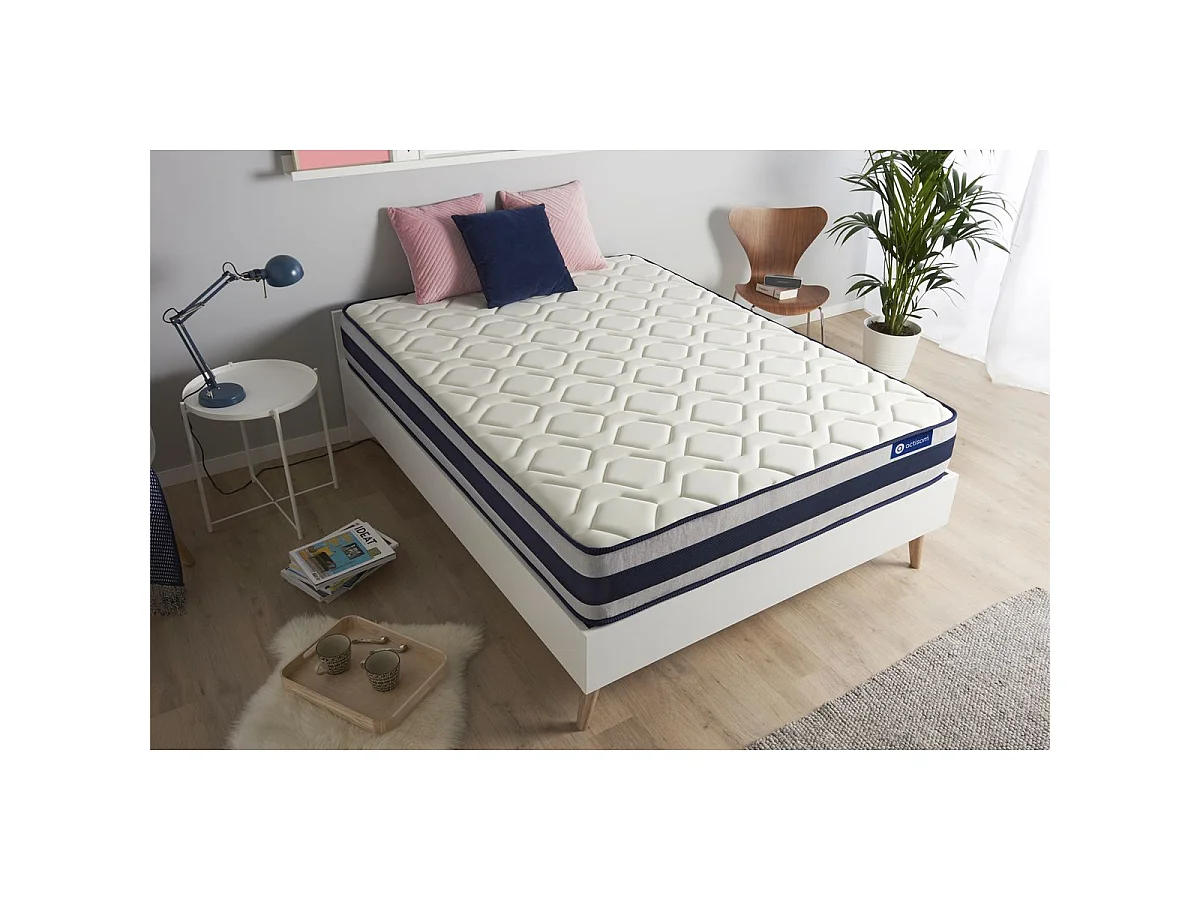 Actimemo ergo matras 80x200cm , Matrasdikte : 24 cm , Traagschuim , Stevig, 5 comfortzones