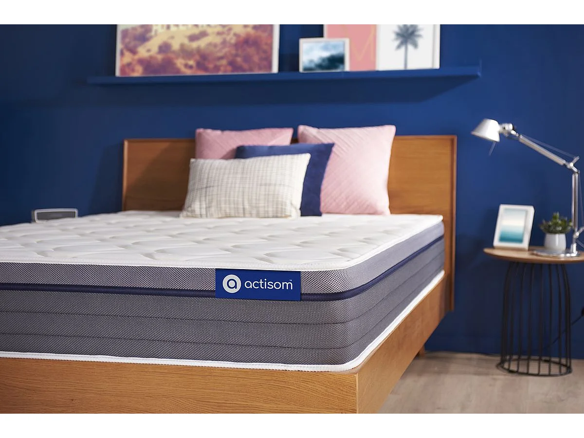 Materac Actiflex zen 80x200cm, Grubosc : 26 cm, sprezyny kieszeniowe i pianka z pamiecia ksztaltu, Zrównowazony, 7 stref komfortu