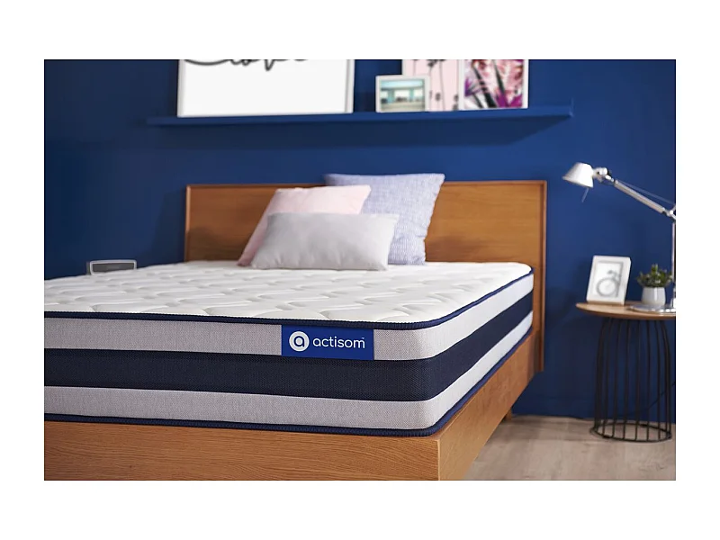 Actiflex ergo matratze 120x200cm, Taschenfederkern und Memory-Schaum, Härtegrad 4, Höhe :24 cm, 5 Komfortzonen