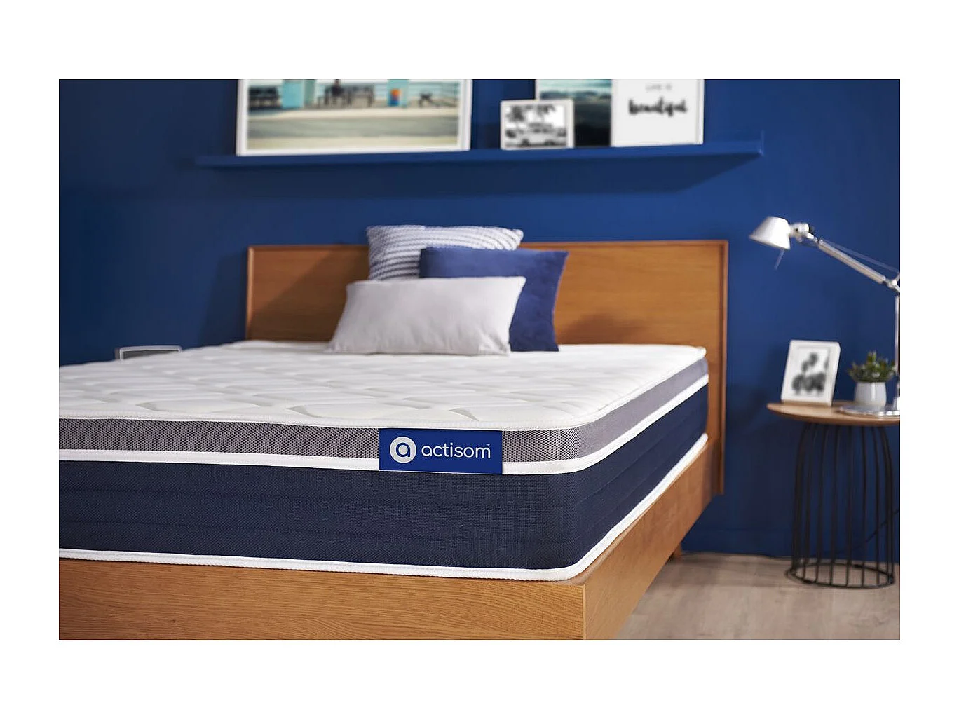 ACTIFLEX CONFORT Matelas Ressorts ensachés+mémoire de forme 80x190 cm Maxi épaisseur 7zones de confort