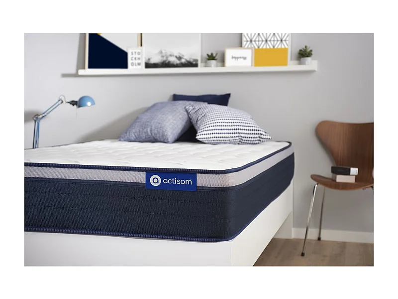 ACTISOM matelas Mémoire de forme ACTIMEMO MAX 80x190 cm Maxi épaisseur 7zones de confort