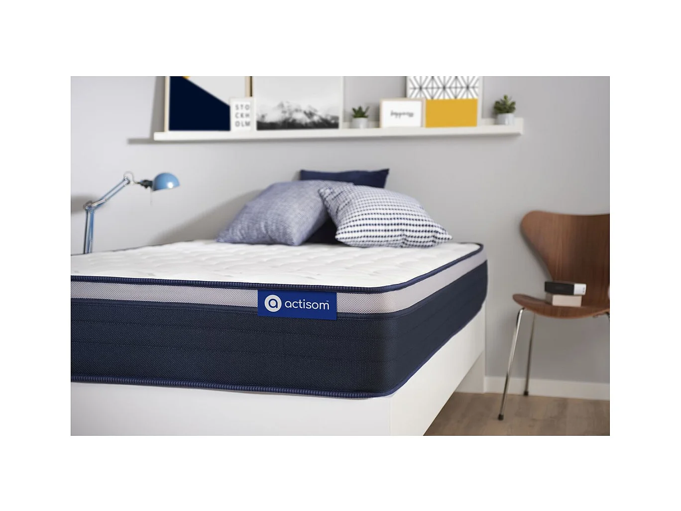 ACTISOM matelas Mémoire de forme ACTIMEMO MAX 80x190 cm Maxi épaisseur 7zones de confort