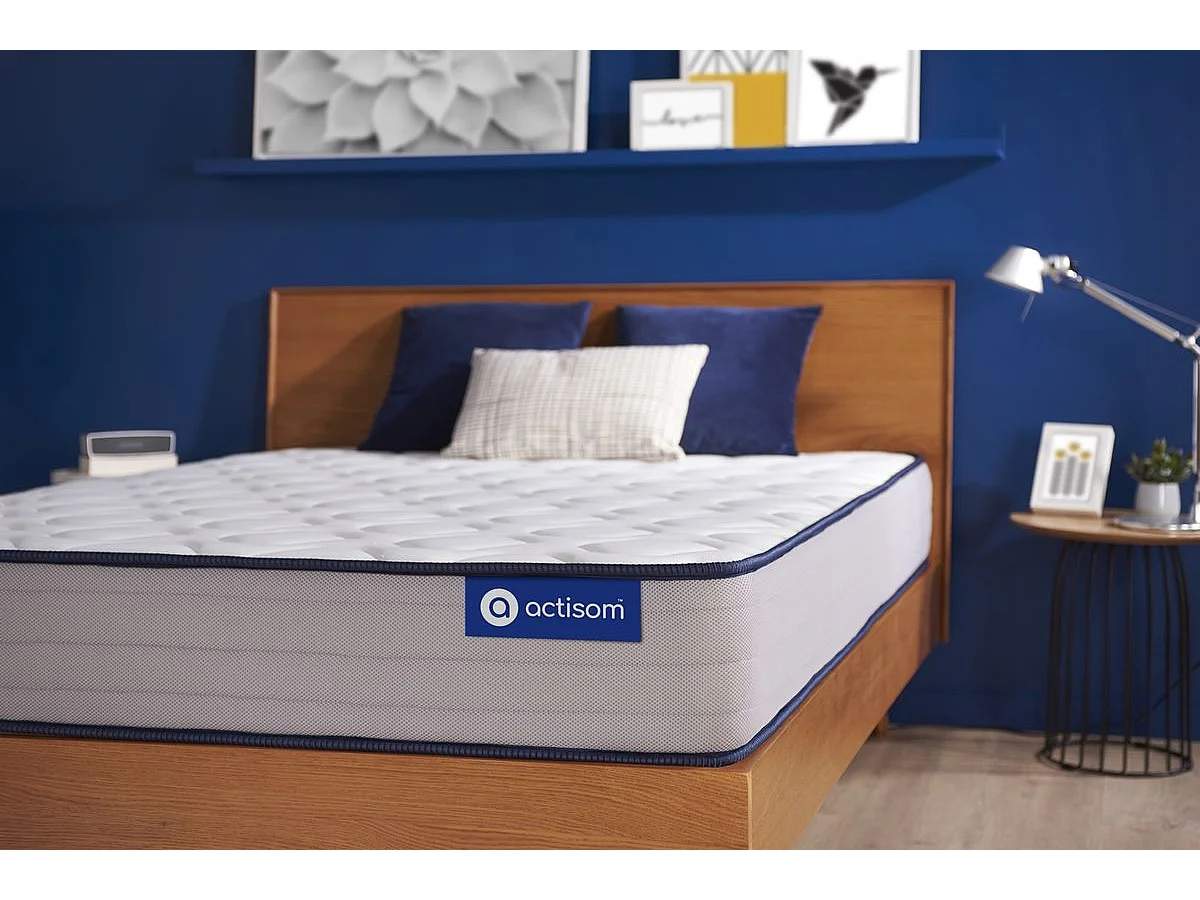 ACTISOM matelas Ressorts ensachés et Mémoire de forme ACTIFLEX FORM 80x200 cm 5zones de confort