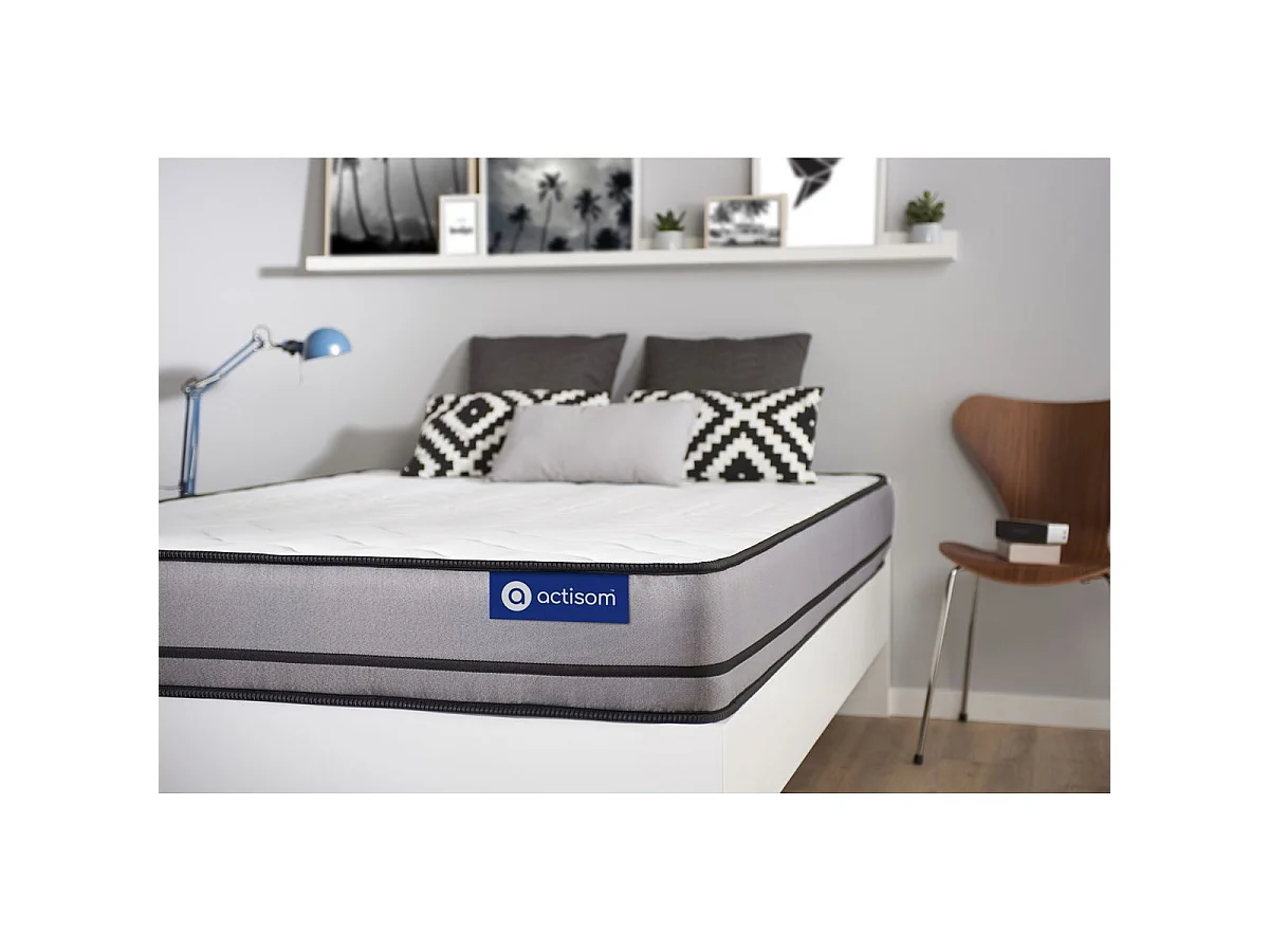 Matelas ACTIMEMO 80x190cm 2 faces à MÉMOIRE DE FORME 3zones de confort