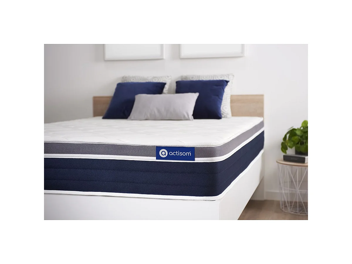 ACTILATEX CONFORT Matelas Latex+mémoire de forme 80x190 cm Maxi épaisseur 7zones de confort