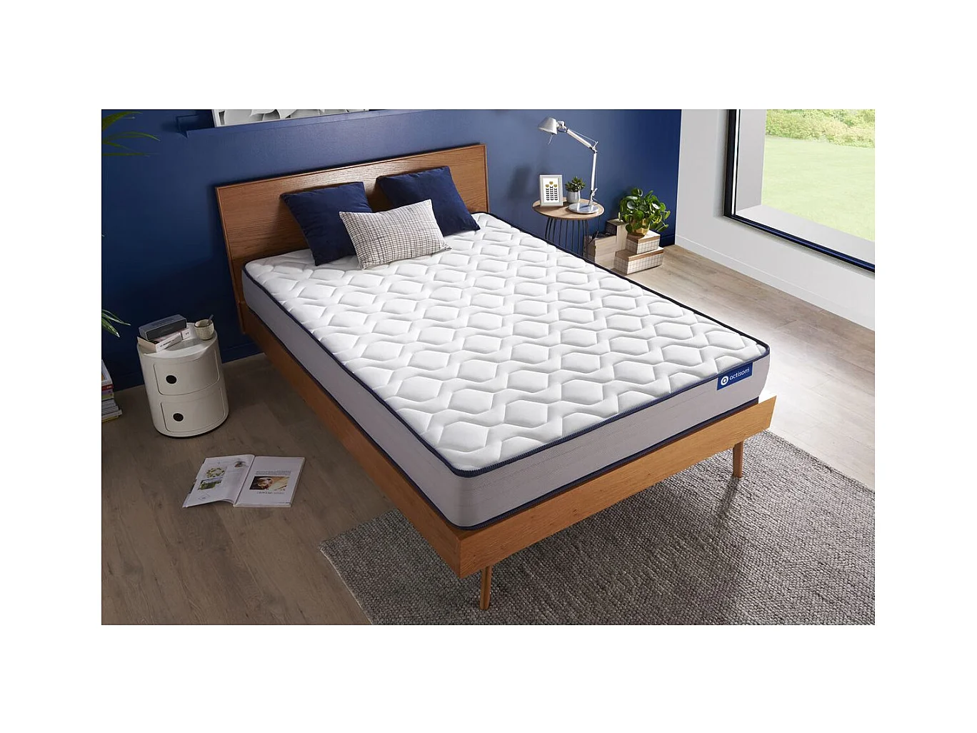 Actiflex form matras 80x190cm , Matrasdikte : 22 cm , Pocketveren en traagschuim , Stevig, 5 comfortzones