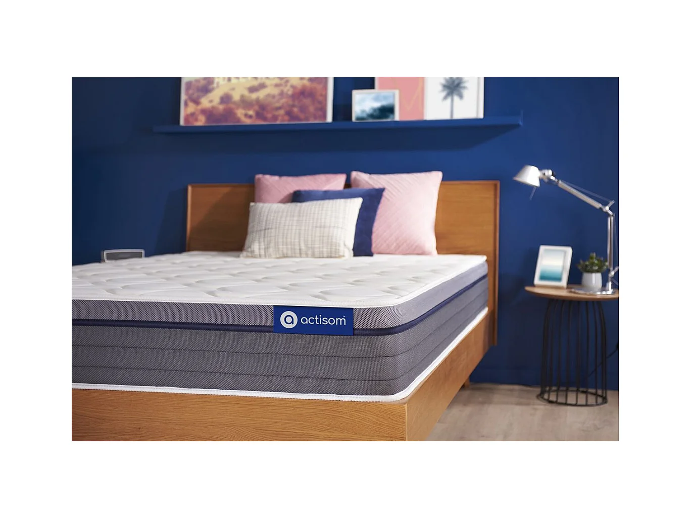 Matelas Ressorts ensachés+Mémoire de forme ACTIFLEX ZEN 80x190 Maxi épaisseur 7zones de confort