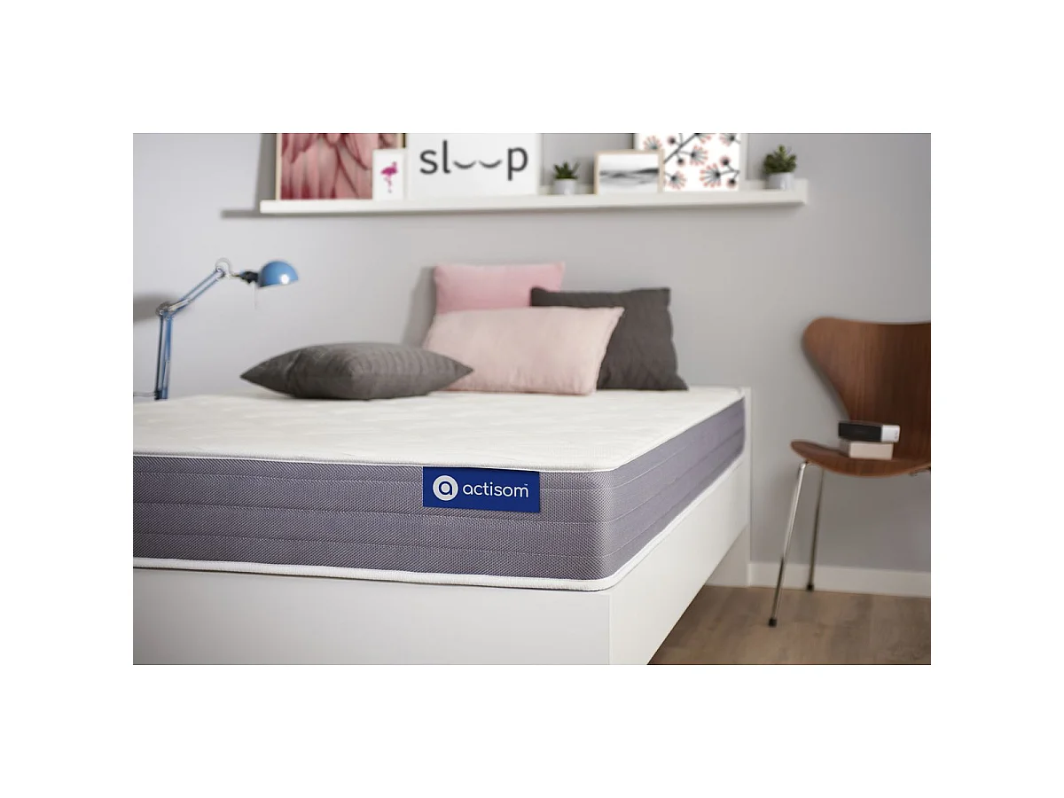 ACTISOM Matelas mémoire de forme 120x200 cm 5zones de confort