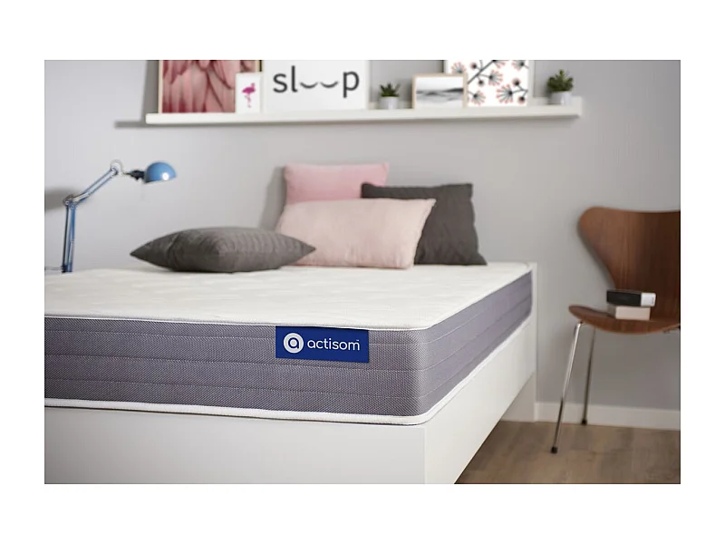 ACTISOM Matelas mémoire de forme 120x200 cm 5zones de confort