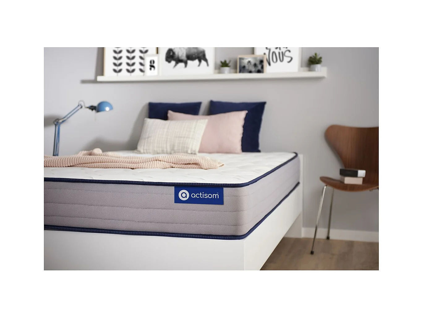 ACTISOM matelas Mémoire de forme ACTIMEMO FORM 80x190 cm 5zones de confort