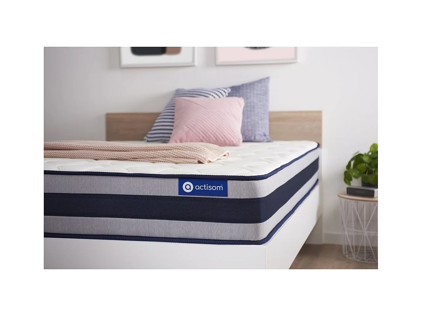 ACTISOM matelas Latex et Mémoire de forme ACTILATEX ERGO 120x190 cm Maxi épaisseur 5zones de confort