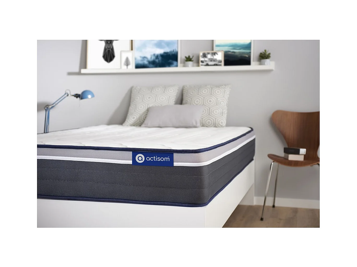 ACTISOM Matelas 120x200 Mémoire de forme Maxi épaisseur 7zones de confort