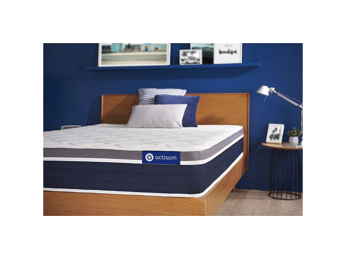 ACTIFLEX CONFORT Matelas Ressorts ensachés+mémoire de forme 80x200 cm Maxi épaisseur 7zones de confort