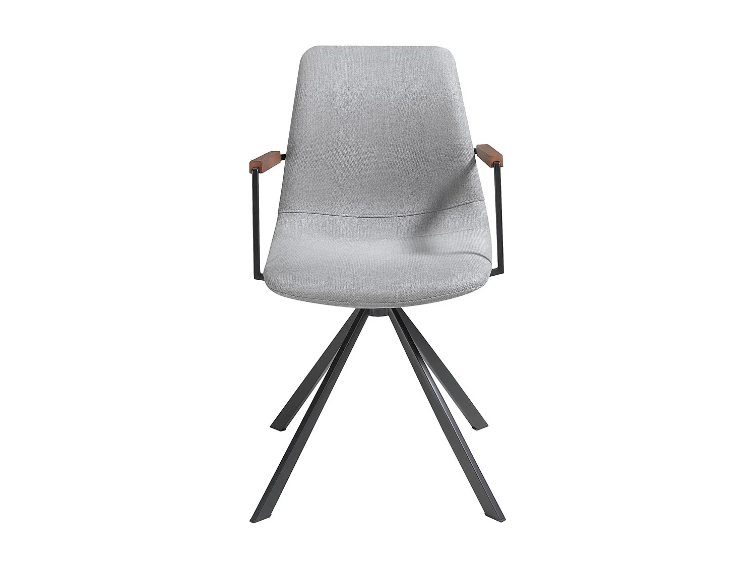 Chaise pivotante en tissu gris foncé 4105 ANGEL CERDA