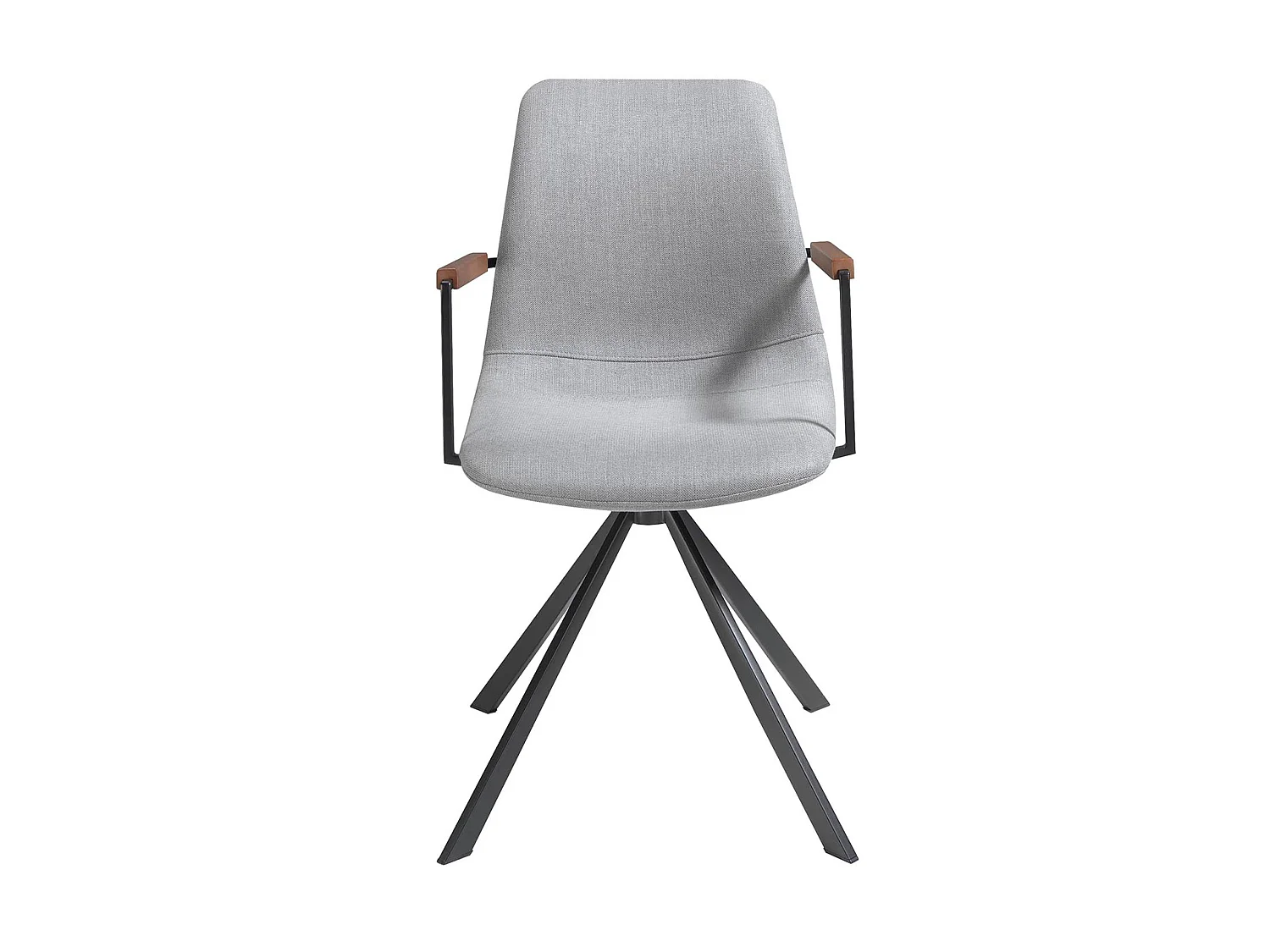 Donkergrijze stoffen draaistoel 4105 ANGEL CERDA