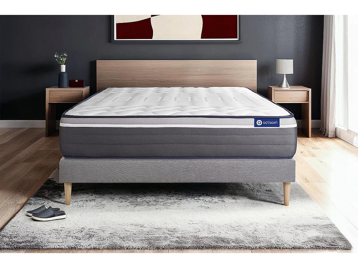 Materac Actilatex plus 80x190cm + zestaw podstawa lózka