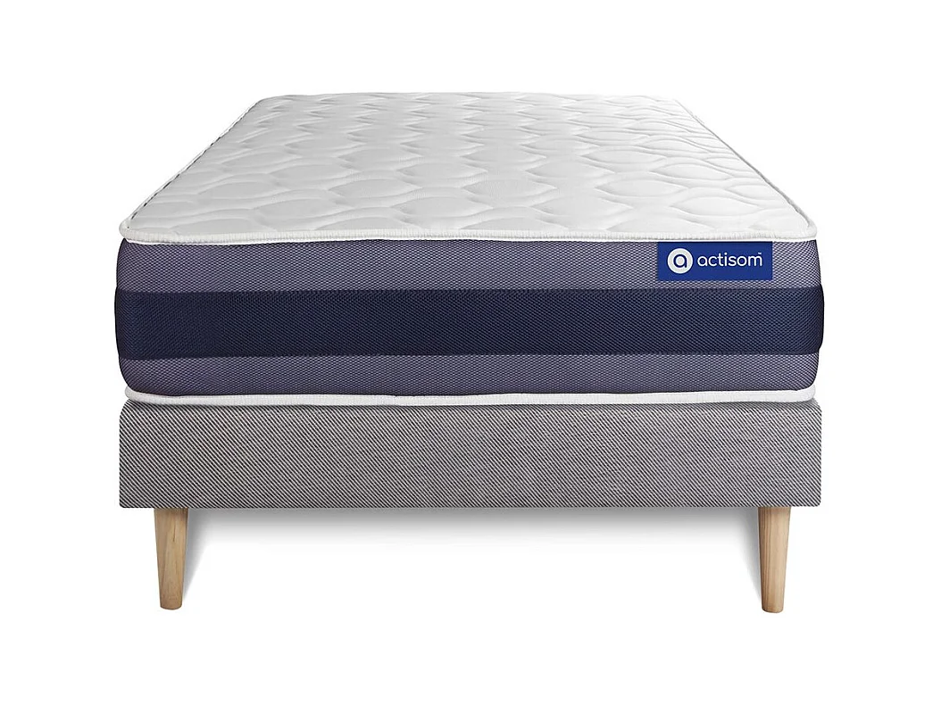 Kit rete e materasso matrimoniale Actimemo morpho 80x200cm - Spessore : 24cm- memory foam - Bilanciato -
