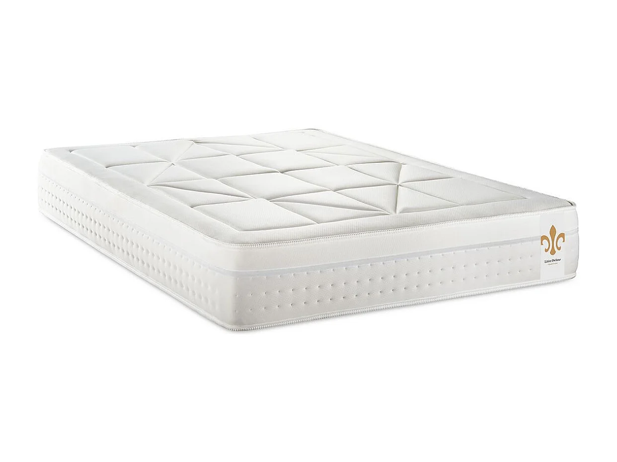 Ensemble Le Vingt-Huit 200 x 200 cm double sommiers Gris