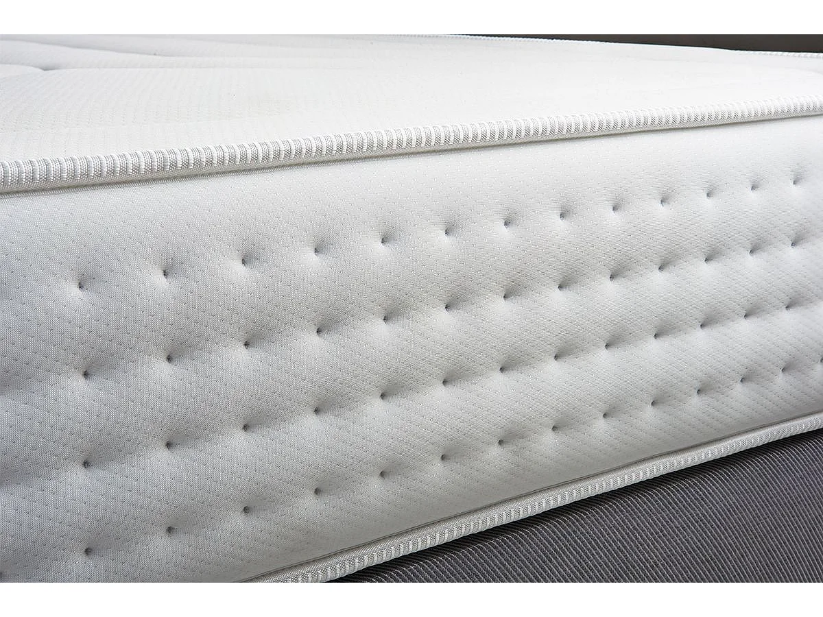 Ensemble Le Vingt-Quatre 90 x 200 cm sommier Blanc