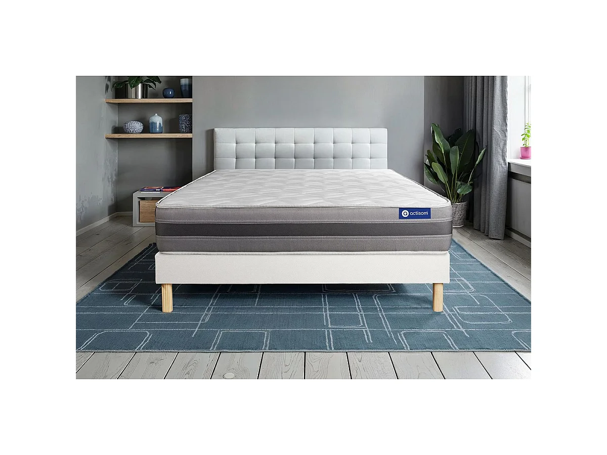 Actilatex relax matratze 80x190cm + Bettgestell mit lattenrost , Härtegrad 3 , Latex und Memory-Schaum , Höhe : 24 cm