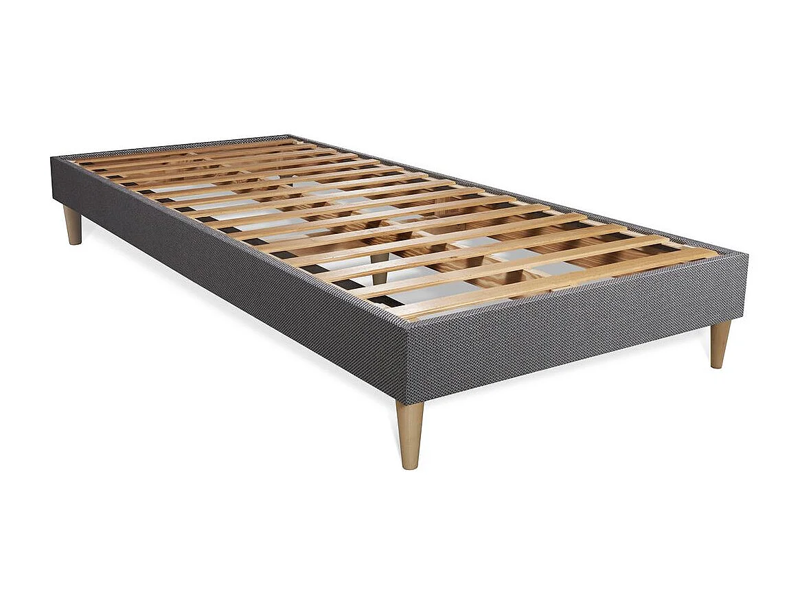 Ensemble matelas ACTIMEMO RELAX mémoire de forme 80x200 cm Maxi épaisseur 5zones de confort + sommier KIT gri