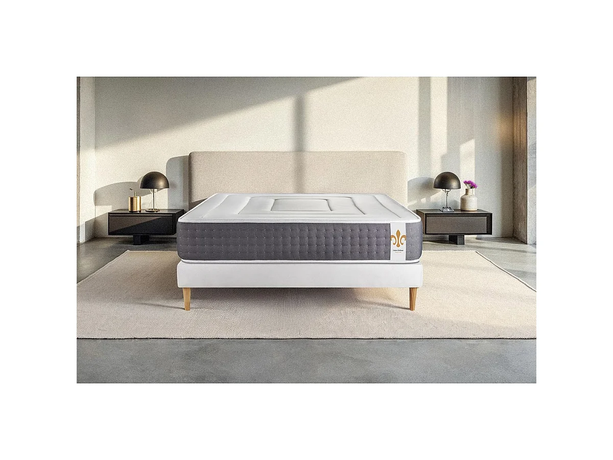 Ensemble Le Vingt-Six 90 x 200 cm sommier Blanc